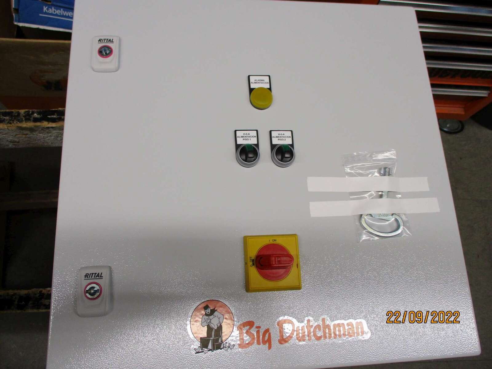 Control cabinet feeding 2 x MPF drive